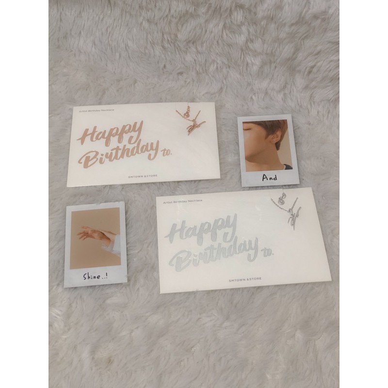 Necklace haechan birthday Official SM