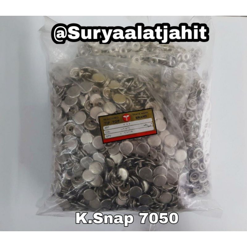 Kancing jepret 7050 TipTop Nekel (1pak@5gros) =rp.174.500/720set