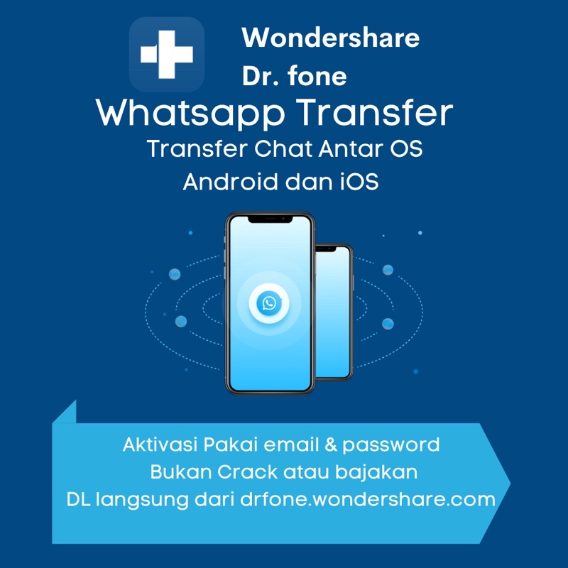 Dr Fone Whatsapp Transfer Resmi (Key code) Shopee Indonesia