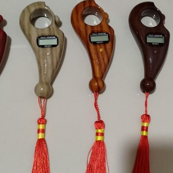 ➺ Tasbih Digital Kayu / Tasbih Tally Counter Premium - #34# ➢