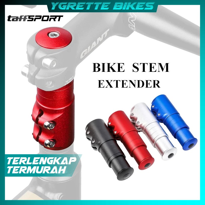 YGRETTE - TaffSPORT Fork Extender Sepeda Aluminium - SD53 - Black Keren