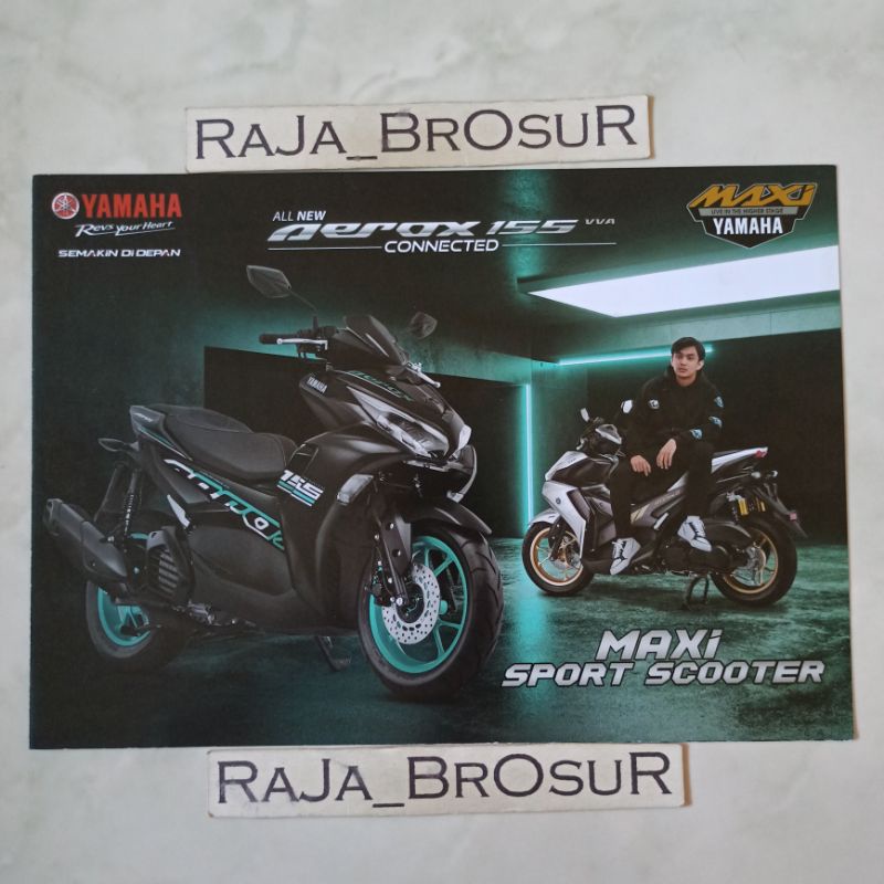Poster brosur katalog leaflet Yamaha Aerox 155/Yamaha Aerox155 VVA 2021