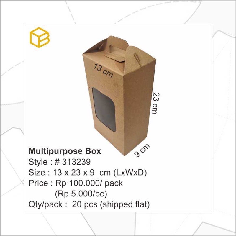 

Multipurpose Box dus kue / box hijab