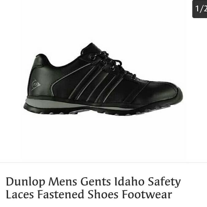 sepatu safety / safety shoes sport Dunlop original standar Europe Star Seller Termurah