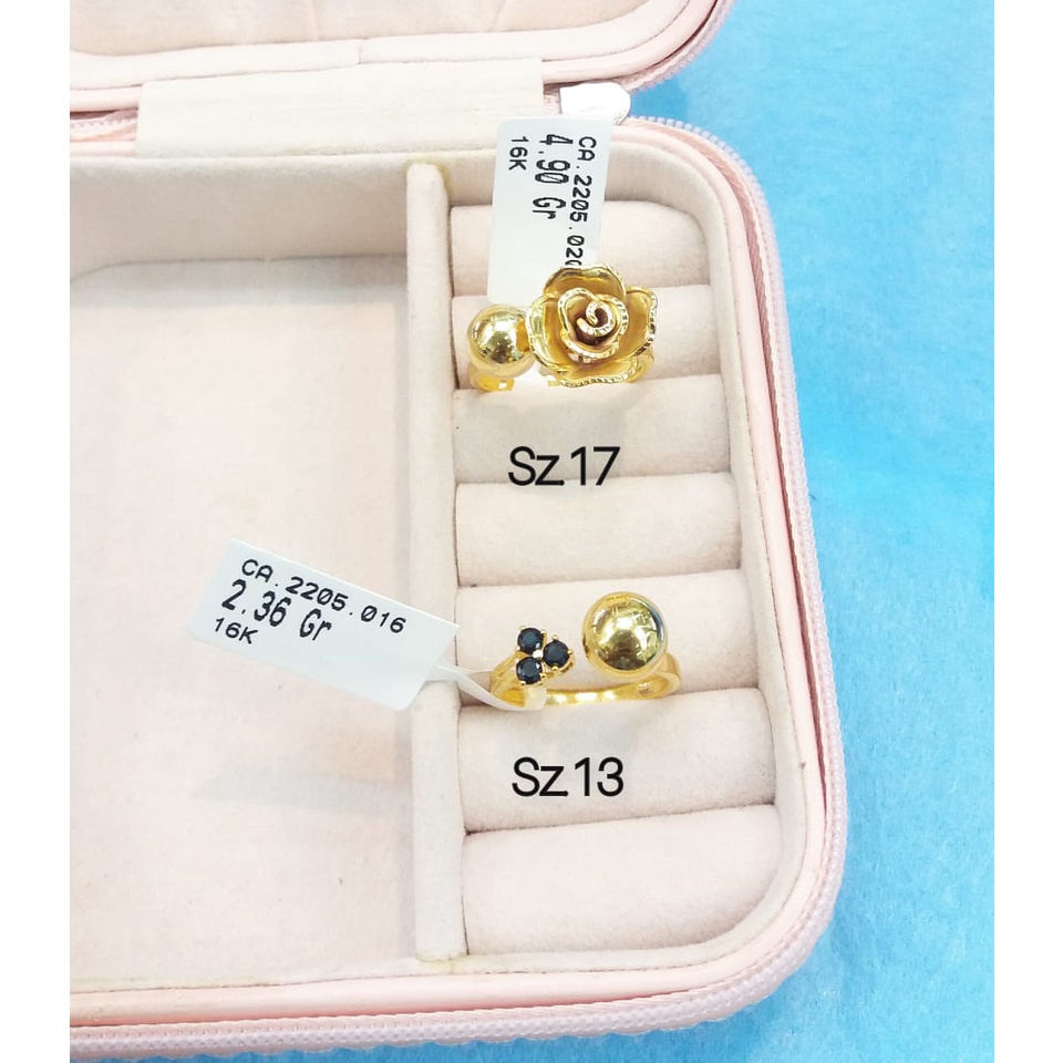 Cincin fashion model bola kadar 700/16karat