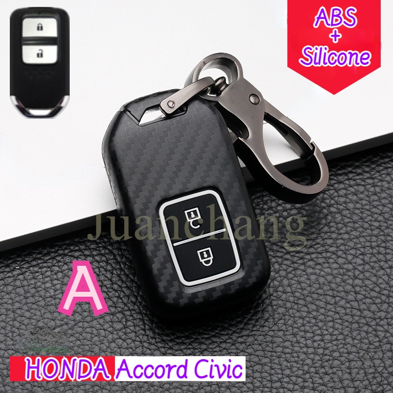 Case Pelindung Kunci Remote Mobil Bahan ABS Karbon Untuk HONDA Accord Crv Fob Accord Civic fc fd Jazz GK IV 4 GK 5 Vezel City Odys RC