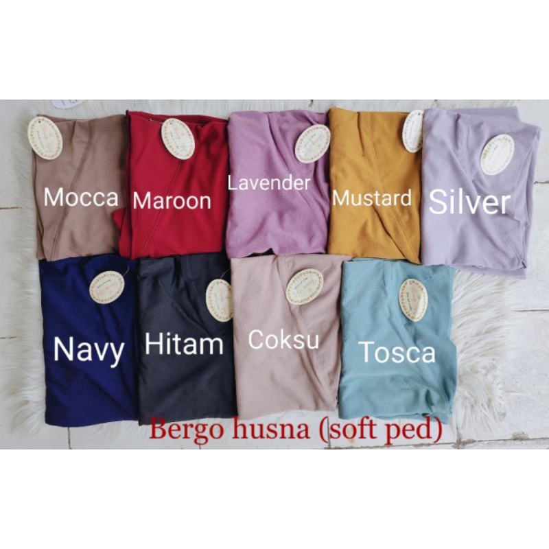 BERGO HUSNA SOFT PED/BERGO SOFT PED PREMIUM/DAILY BERGO/BERGO PREMIUM/JERSEY