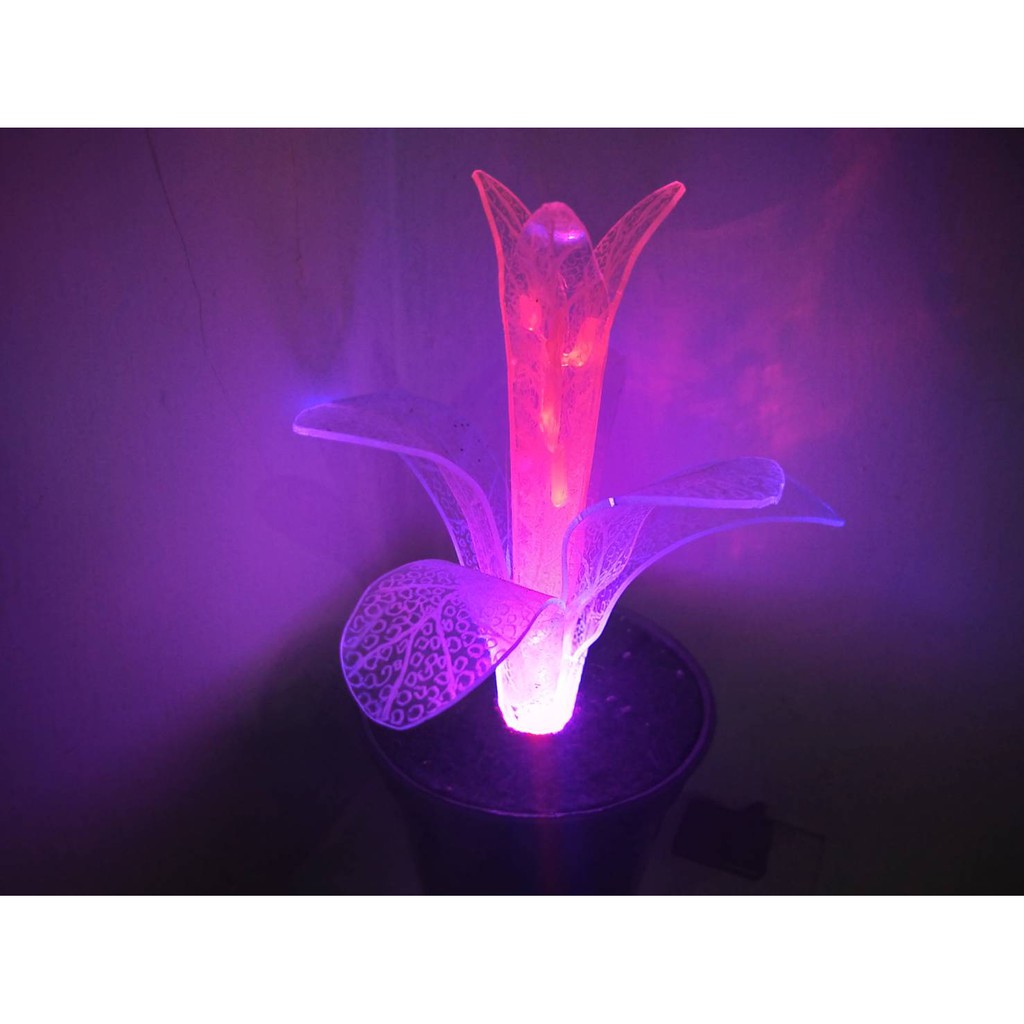 Lampu Hias Tanaman Warna-warni [Kecil]