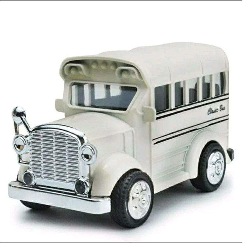 Miniatur mobil klasik bus besi
