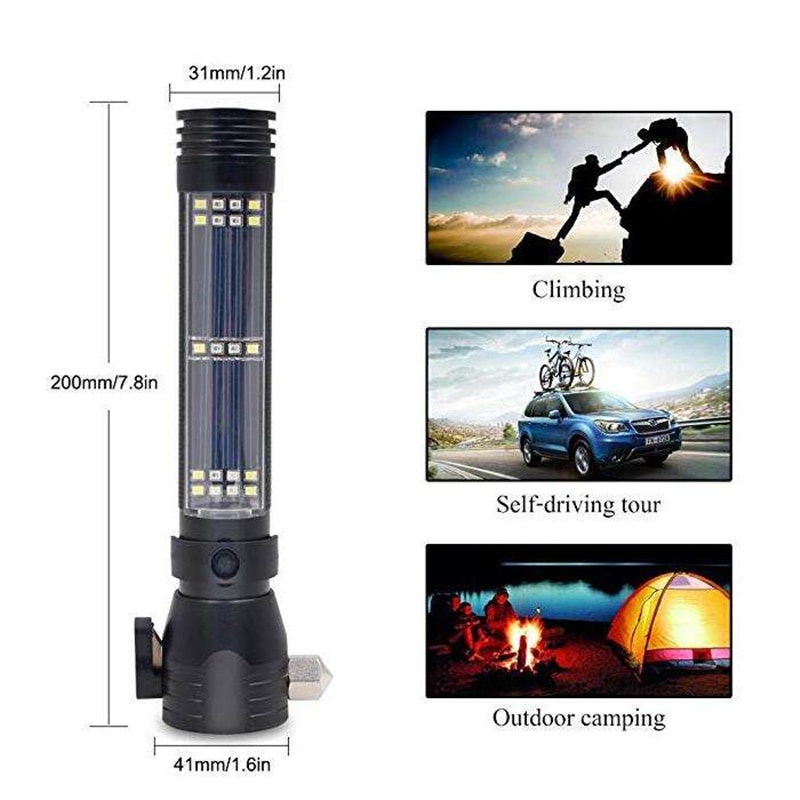 [100% ORIGINAL]Senter Surya LED Flashlight USB Rechargeable XHP90