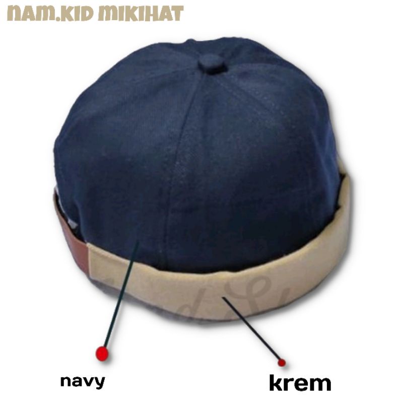 [ nam.kid ] miki hat anak 2-8 tahun peci topi UAS