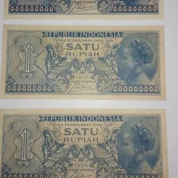 Dijamin Miring harga.. Barang antik uang kuno indonesia 1 rupiah tahun 1956 (gadis jawa)