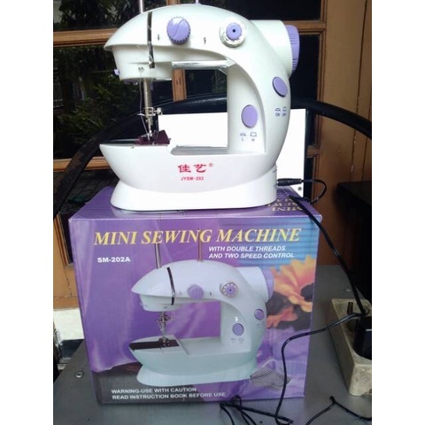 MINI SEWING MACHINE SM-202A mesin jahit mini portable