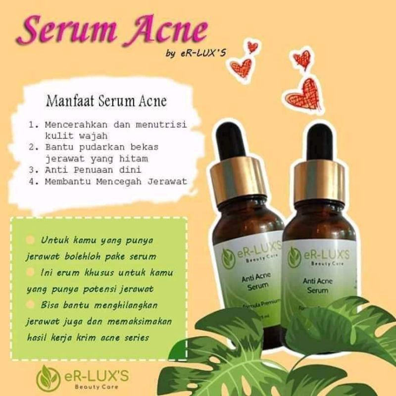 serum acne ampuh eR-LUX'S beauty care original 100%