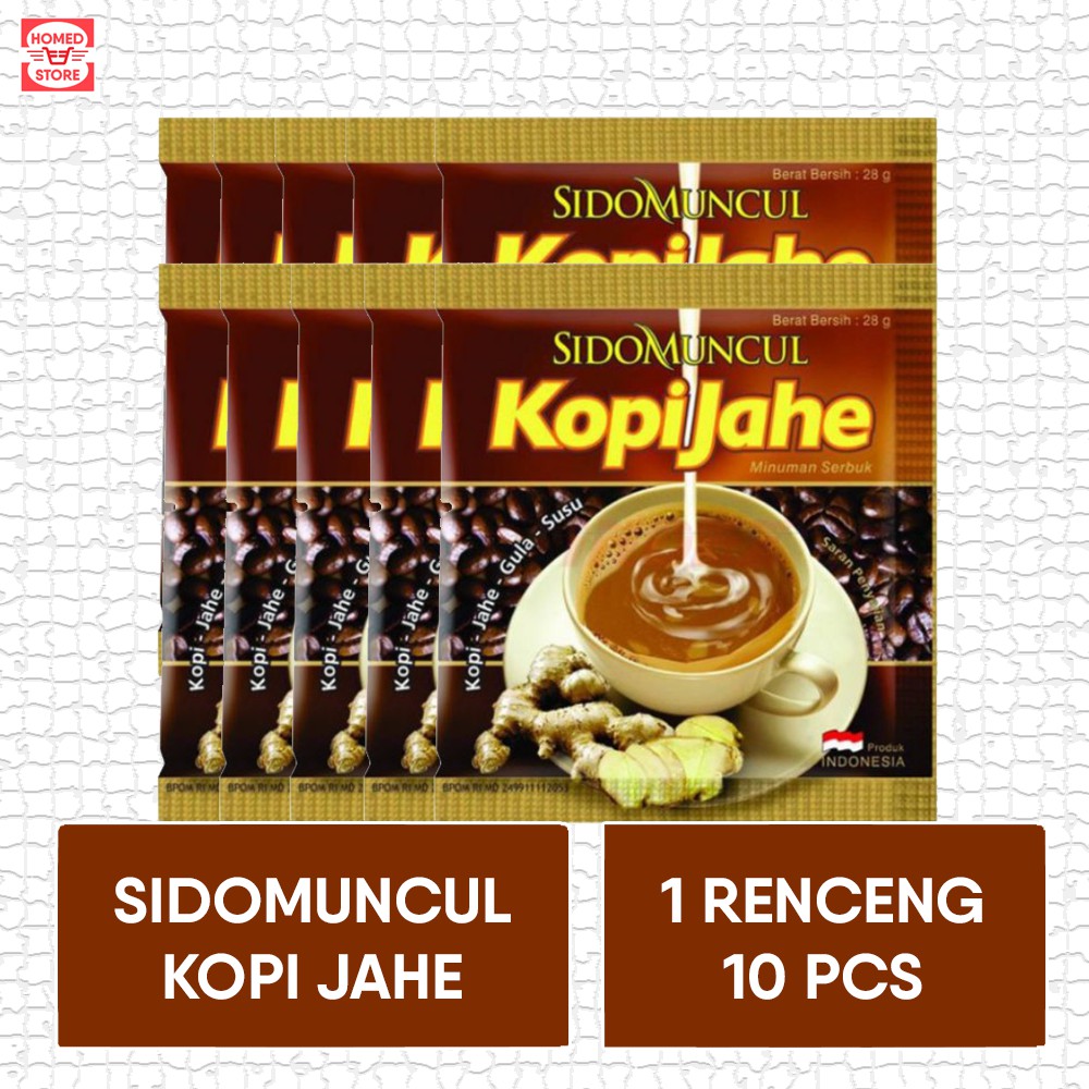 

Sidomuncul Kopi Jahe 1 Renceng 10 Sachet