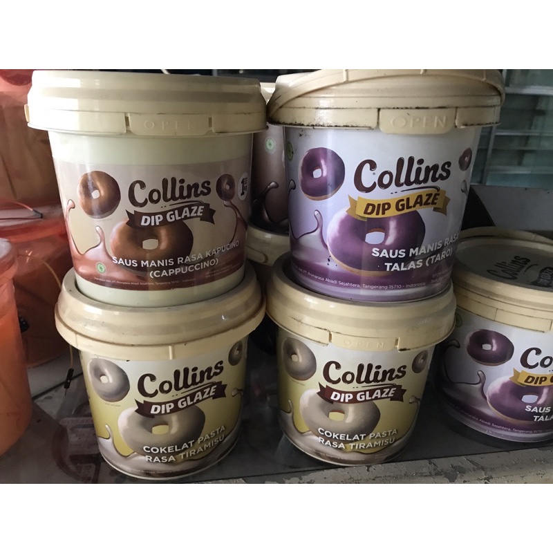 

Collins Dip Glaze / Toping Donat / Glaze - 1 kg