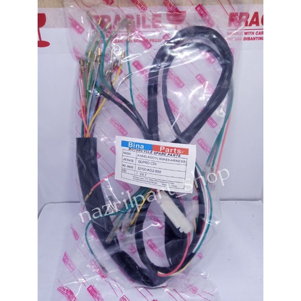 kabel body bodi set assy gl pro cdi pro max gl pro series cdi bina part / kitaco