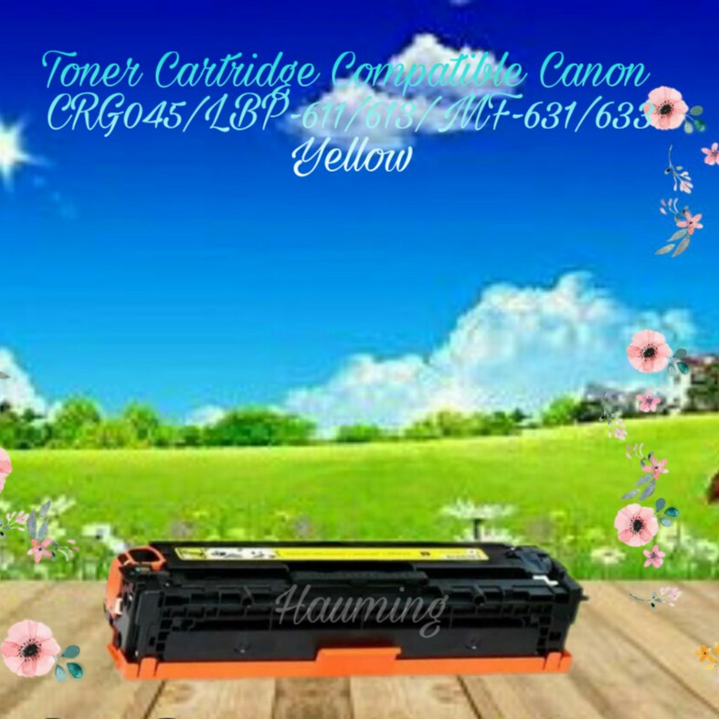 Toner Cartridge Compatible Canon CRG 045 CRG045 LBP612 LBP611 LBP613 MF631 MF632 MF633 MF634 Yellow