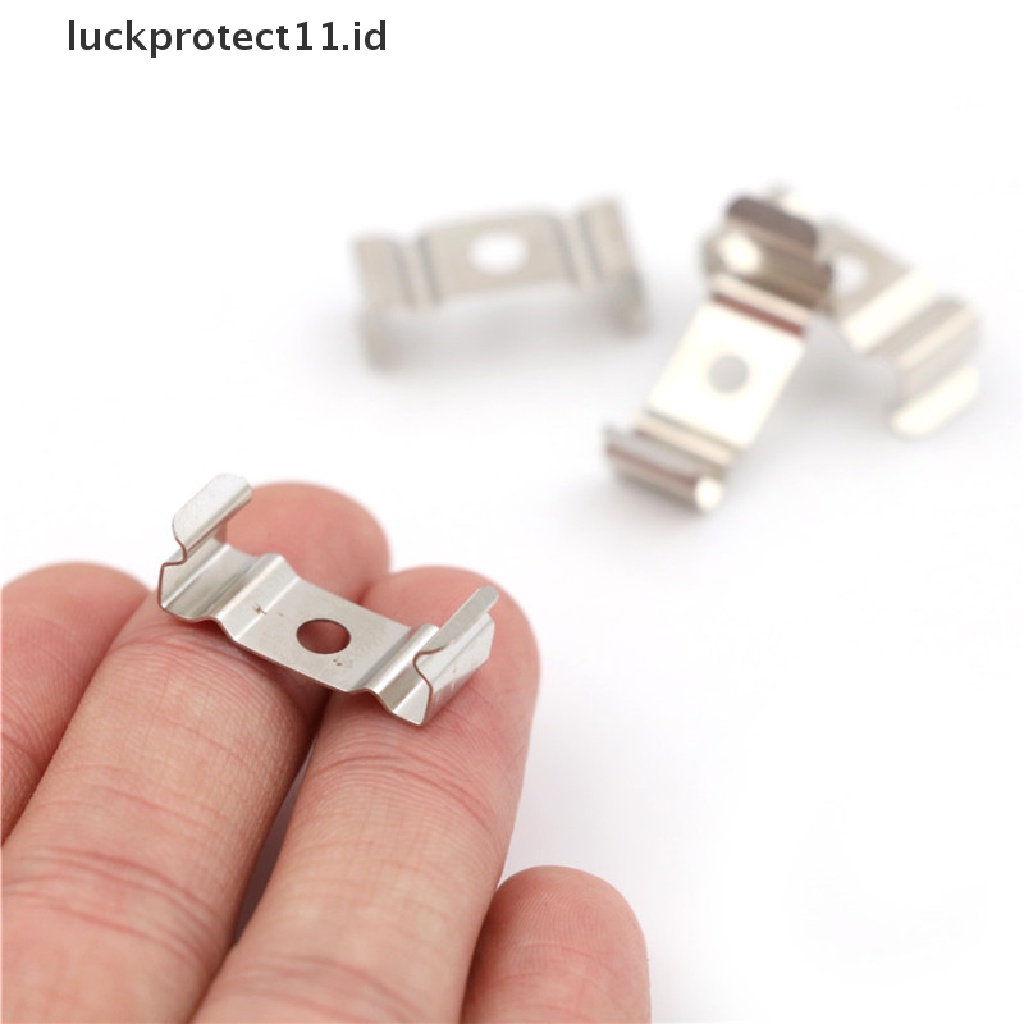 //HG&amp;ID// 4Pcs T5 Fluorescent Tube Lamp Holder Bracket Clips Socket Silver .