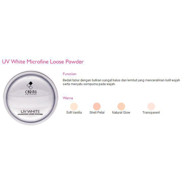 CARING LOOSE POWDER MICROFINE LOOSE POWDER 30 GR