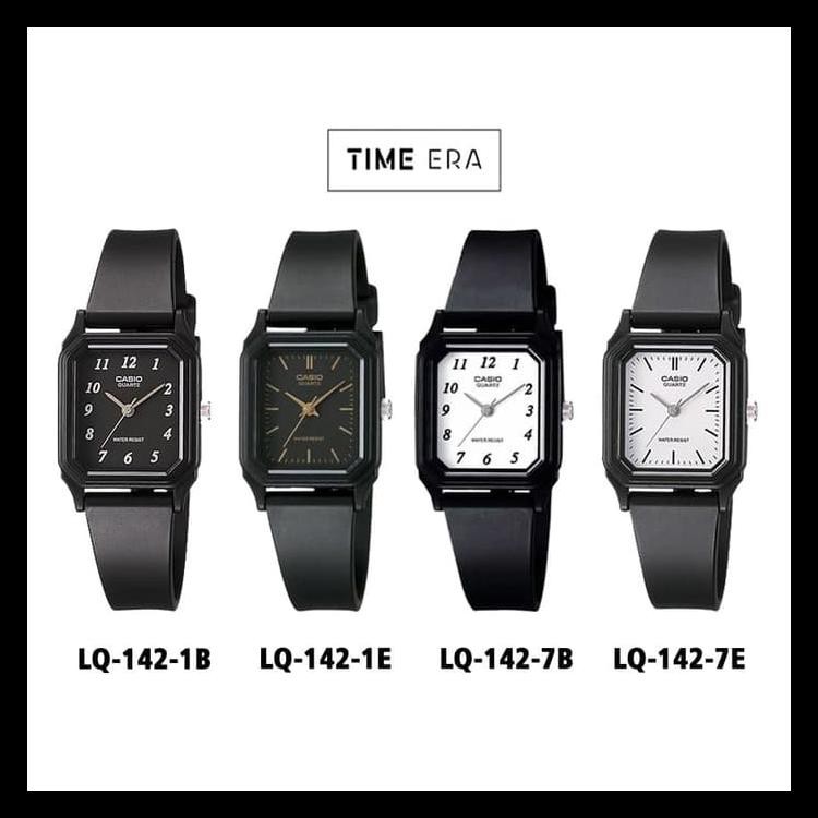 100% BERKUALITAS JAM TANGAN CASIO ORIGINAL / JAM TANGAN CASIO WANITA ANALOG KARET ORI - HITAM