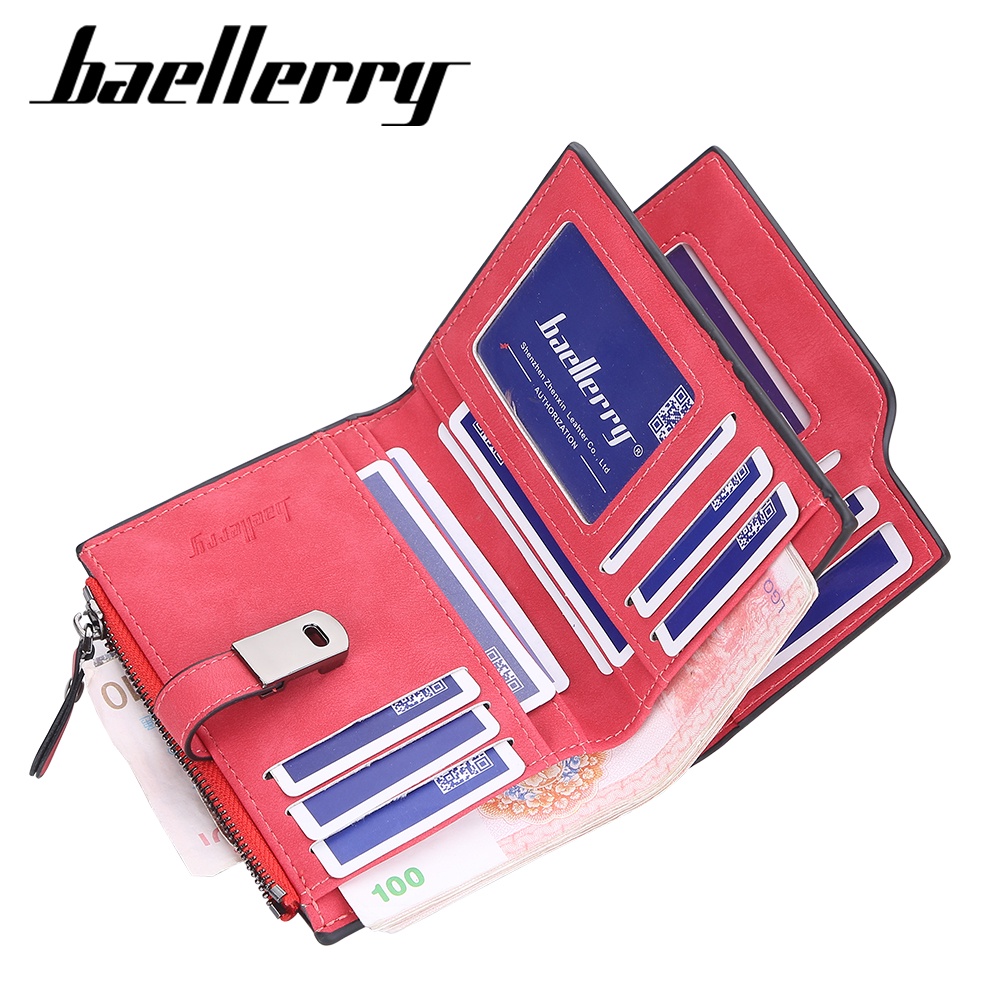 BAELLERRY N2358 Dompet Wanita Kecil Bahan Kulit PU Leather Premium WATCHKITE WKOS