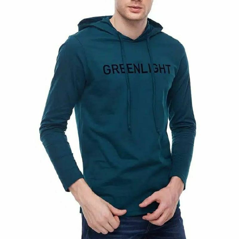 Kaos Hoodie Greenlight Original (Slim Fit)