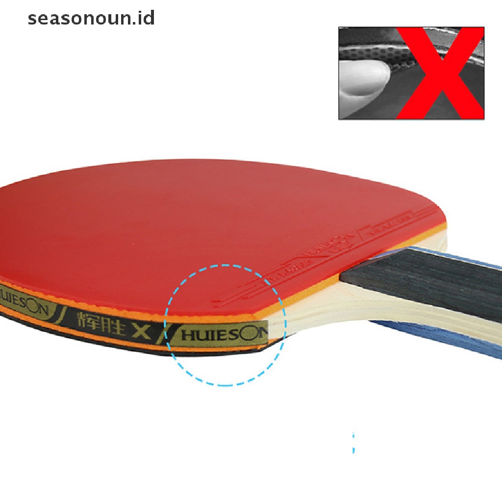 【seasonoun】 Huisheng log table tennis racket double-sided reverse glue table tennis racket .