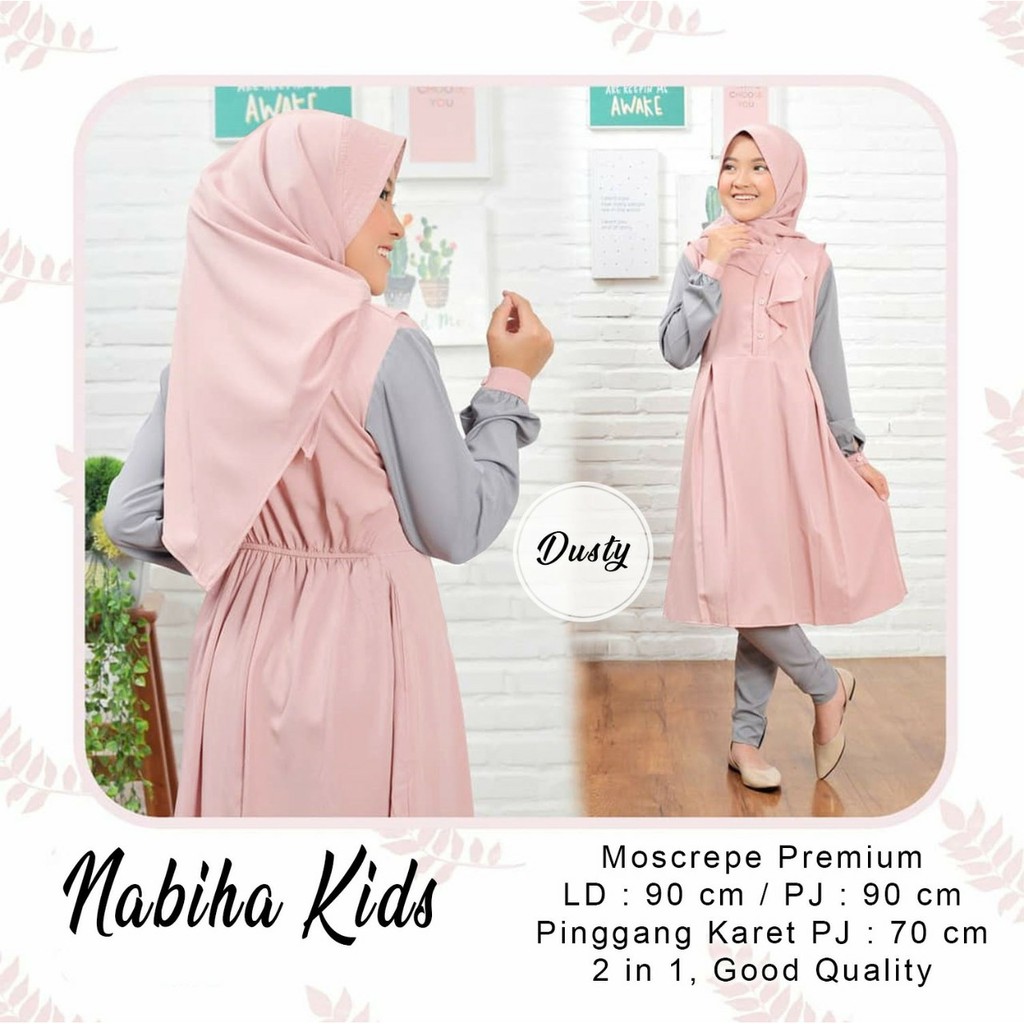 PAKAIAN ANAK SETELAN NABIHA / INAYA KIDS DMR