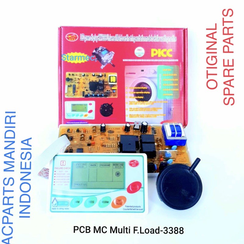 modul mesin cuci front loading universal syx-3388