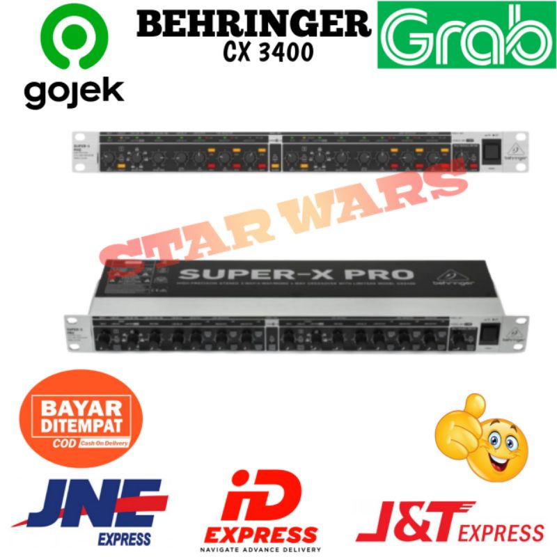 Crossover Behringer CX 3400 Super X Pro 4 Way