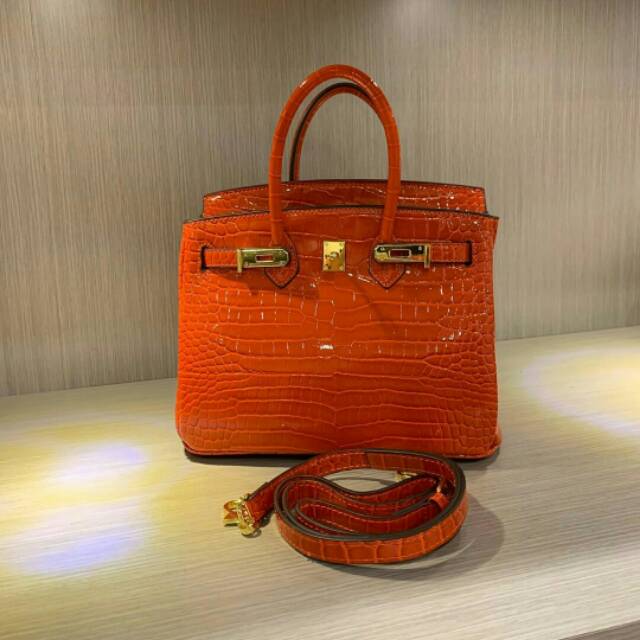 Tas HB croco glossy