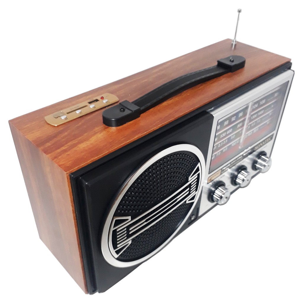 Radio Sonatec Kayu SNI-8288 Am Fm Portable Klasik dan Jadul