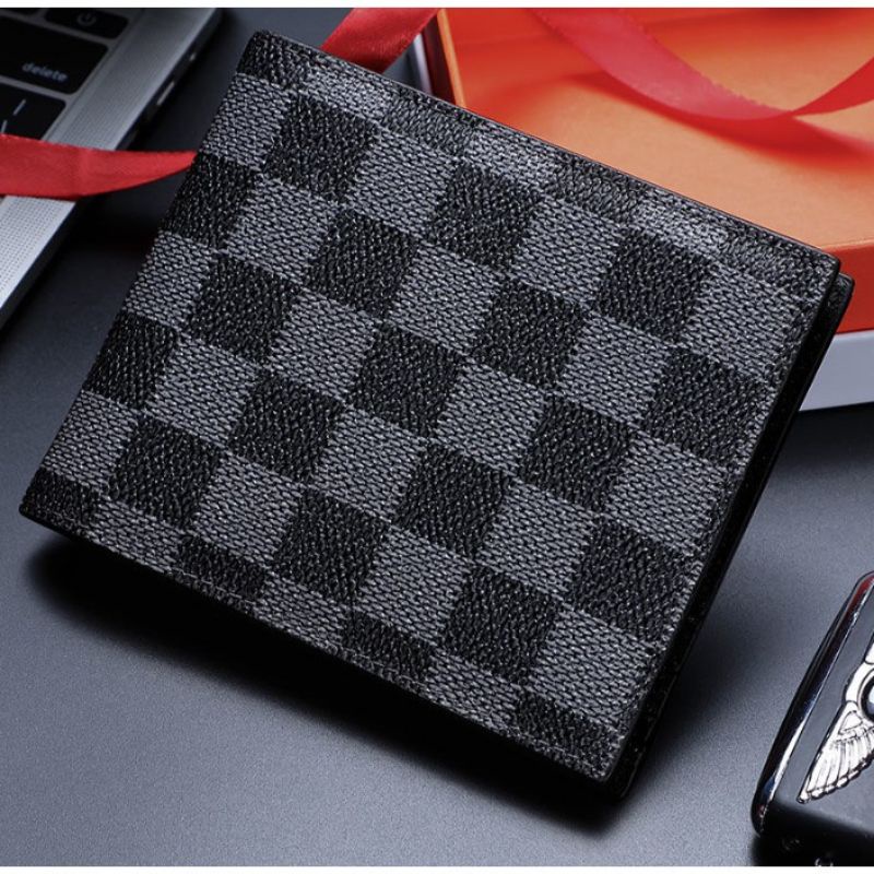 Dompet Pria Model Fashion PU Leather Import Walet