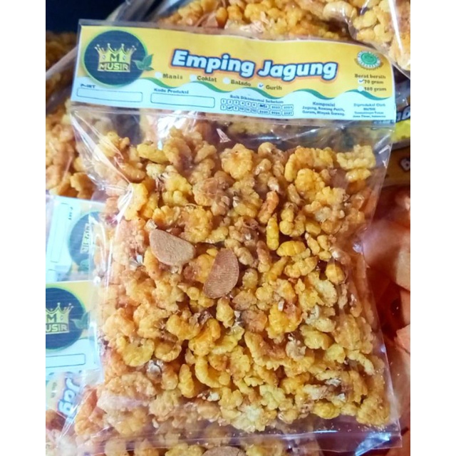 

Emping Jagung Renyah Gurih Kemasan Besar / Savory Crispy Corn Big Pack