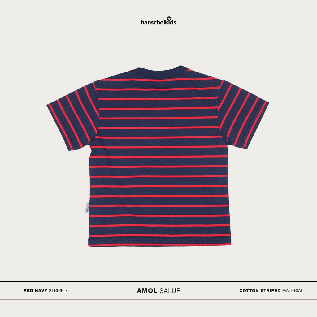 Hanschelkids - Amol Salur ( Kaos Anak Salur | Unisex 1-10 Tahun )-2