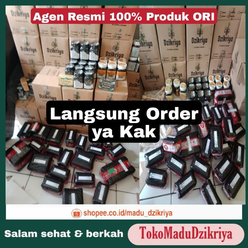 100% ORI Dzikriya Madu Hutan Pahit 1 Kotak Hutan Super 100% Asli Madu hutan Bisa COD Herbal pahit Super Madu Sarang Dzikriya