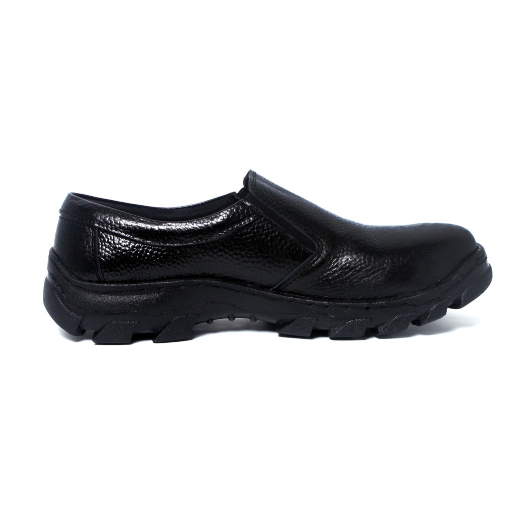 Sepatu Safety Pria Slip On Kulit Asli Rasheda Dr 11 Big Size