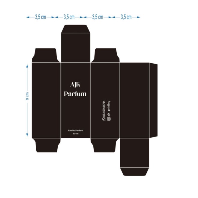 

Dus Parfum casa 20 ml ukuran 9 x 3,5 x 3,5 cm min.200 pcs