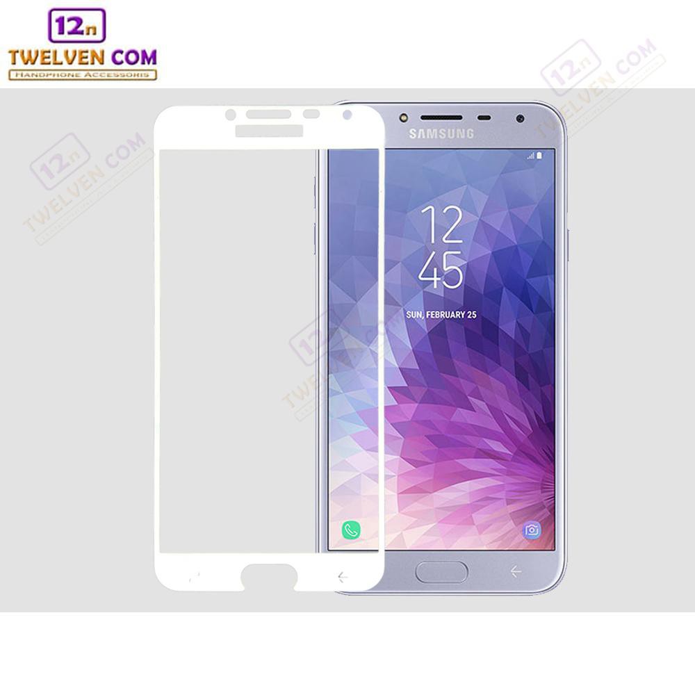 zenBlade 3D Full Cover Tempered Glass Samsung J4 2018 - White