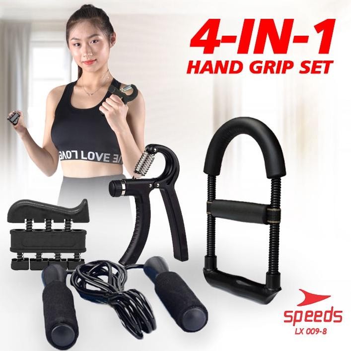 SET Hand grip Set 5-60Kg powerwrist Finger Exercise SPEEDS ORIGINAL LX09-8 / 011-6-1