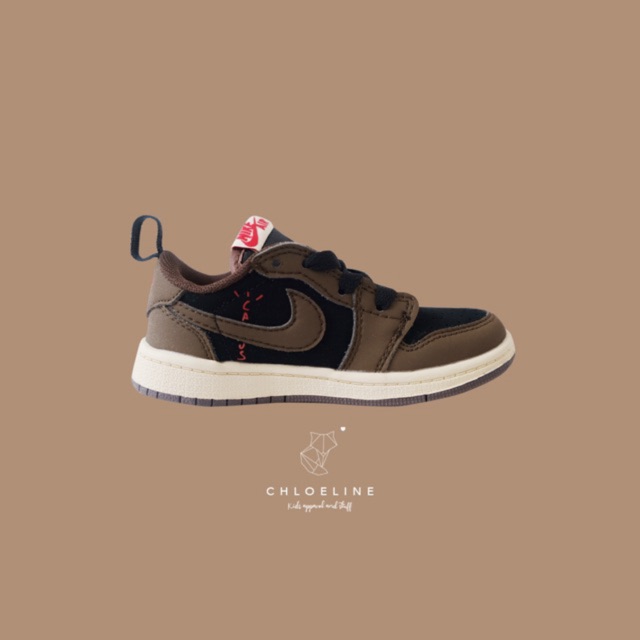 Sepatu jordan anak low travis scott