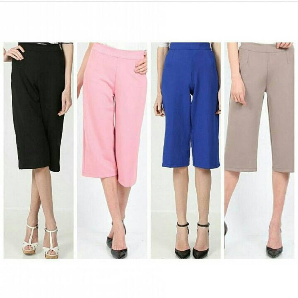 Kulot Celana 7 8 Wanita Milano Shopee Indonesia Kulot Celana 7 8 Wanita Milano Shopee Indonesia