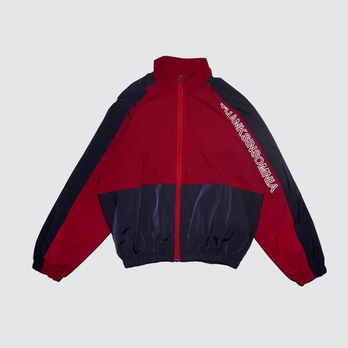 NEW KT THANKSINSOMNIA WINDBREAKER JACKET | BRITTNEY | RED - RED, S