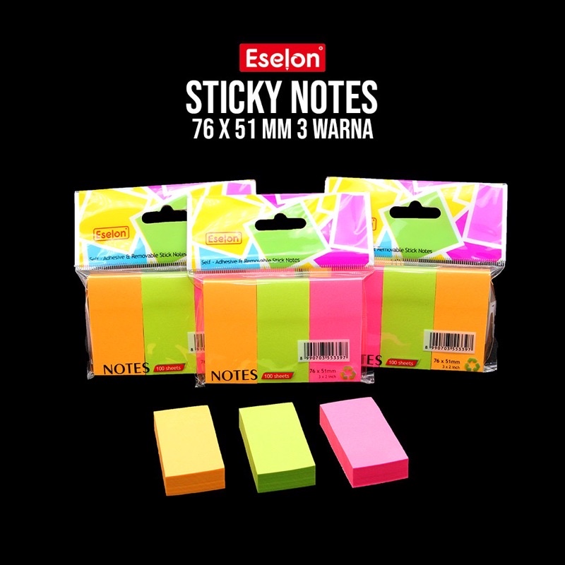 

STICKY NOTES | STICKY NOTES ESELON | STICKY NOTES POLOS 75*51mm