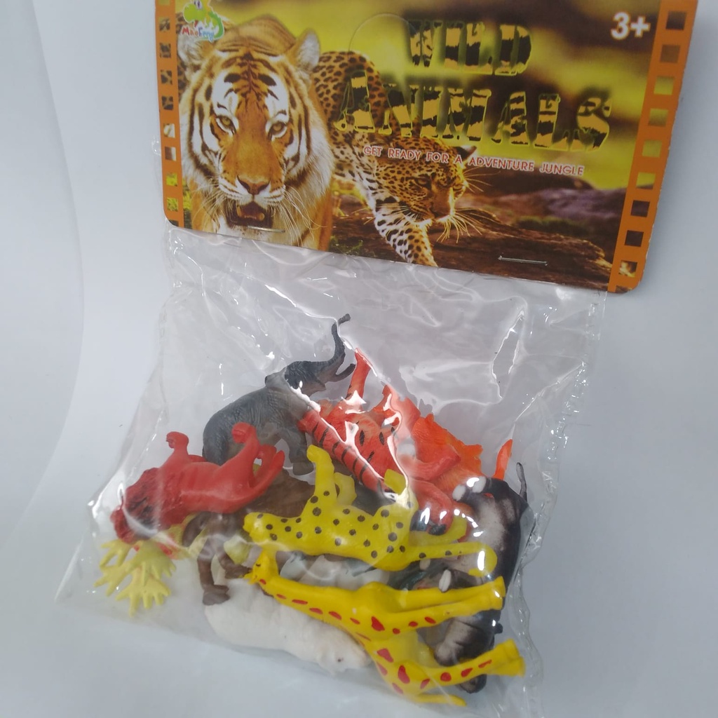 Mainan hewan plastik animal world zoo / KEBUN BINATANG MAINAN TERMURAH