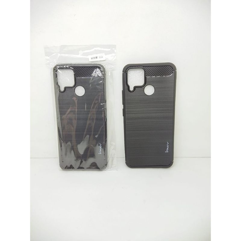 Softcase Slim Fit Carbon Realme C15 - UA