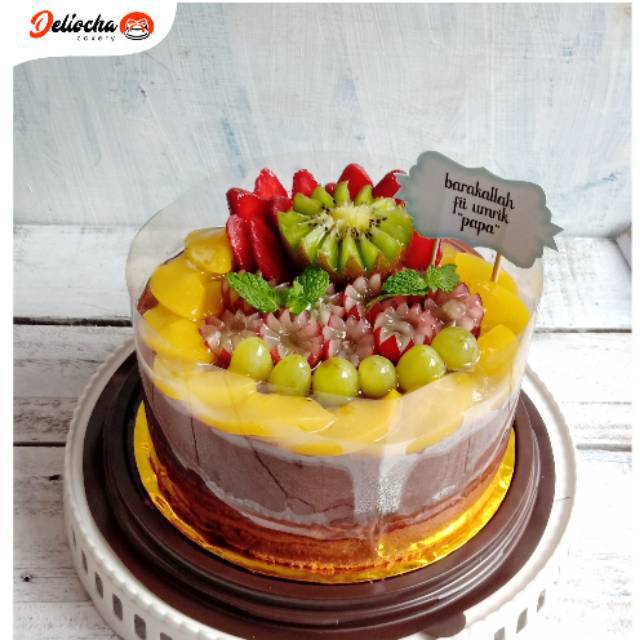 

Puding buah cake