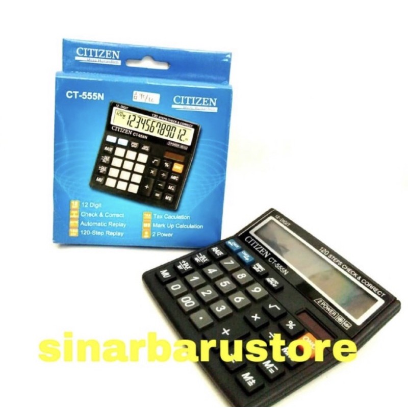 

Kalkulator/Calculator "Citizen" KW CT-555N 12 Digit