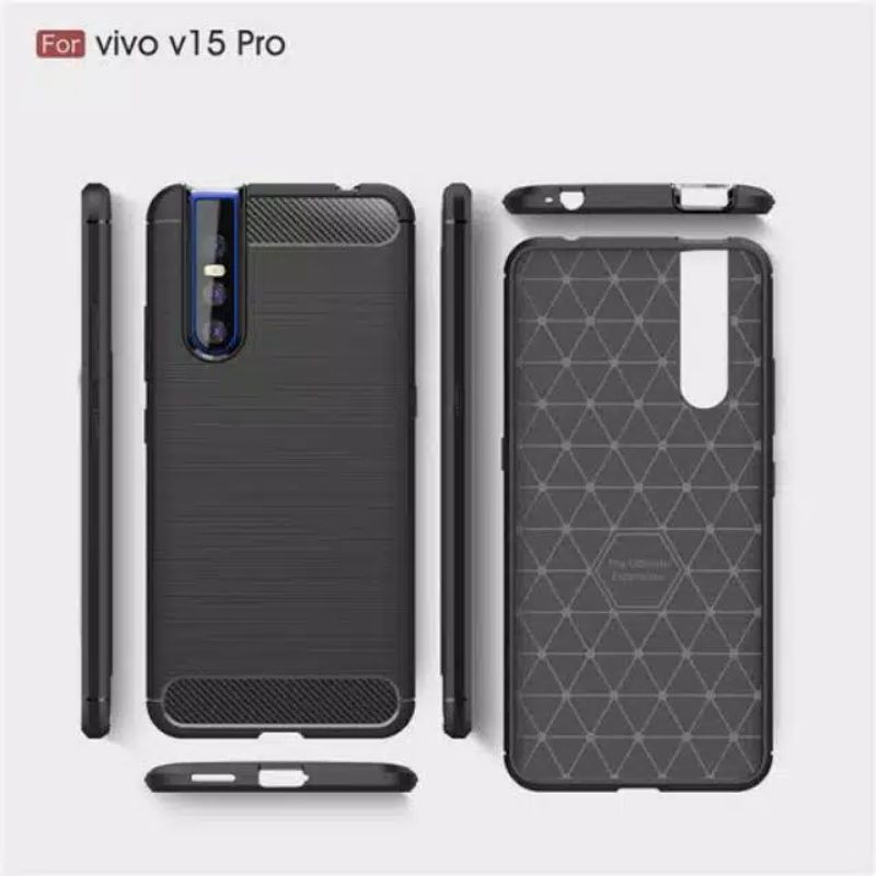 Case Vivo V15 Pro Ipaky Fiber Carbon ultimatte